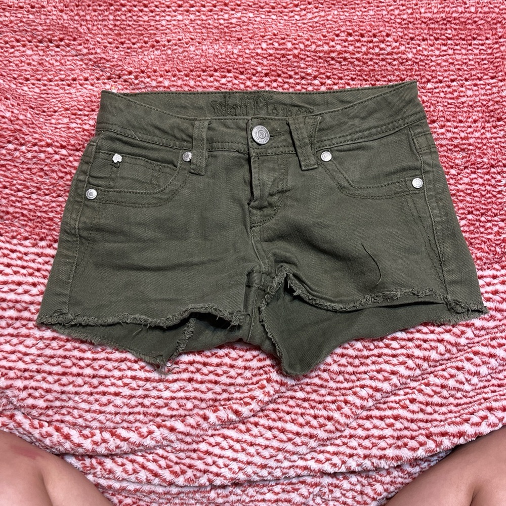 Wildflowers Khaki Jean Shorts